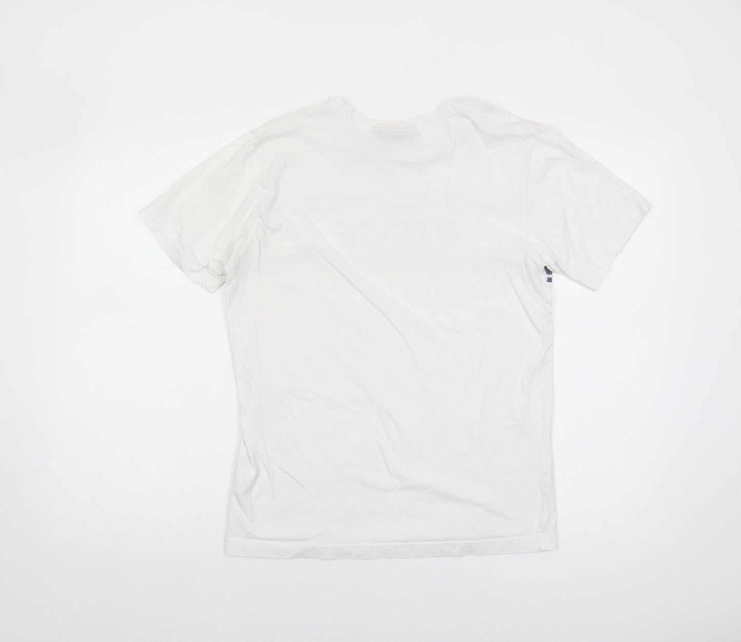 Nicce Men's White Graphic Print T-Shirt - Small