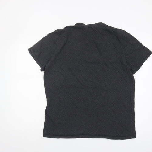 Levi's Men's Black Crew Neck Logo T-Shirt Size L