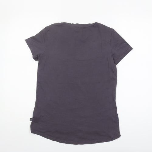 Puma Women's Grey T-Shirt Size 10 Crew Neck