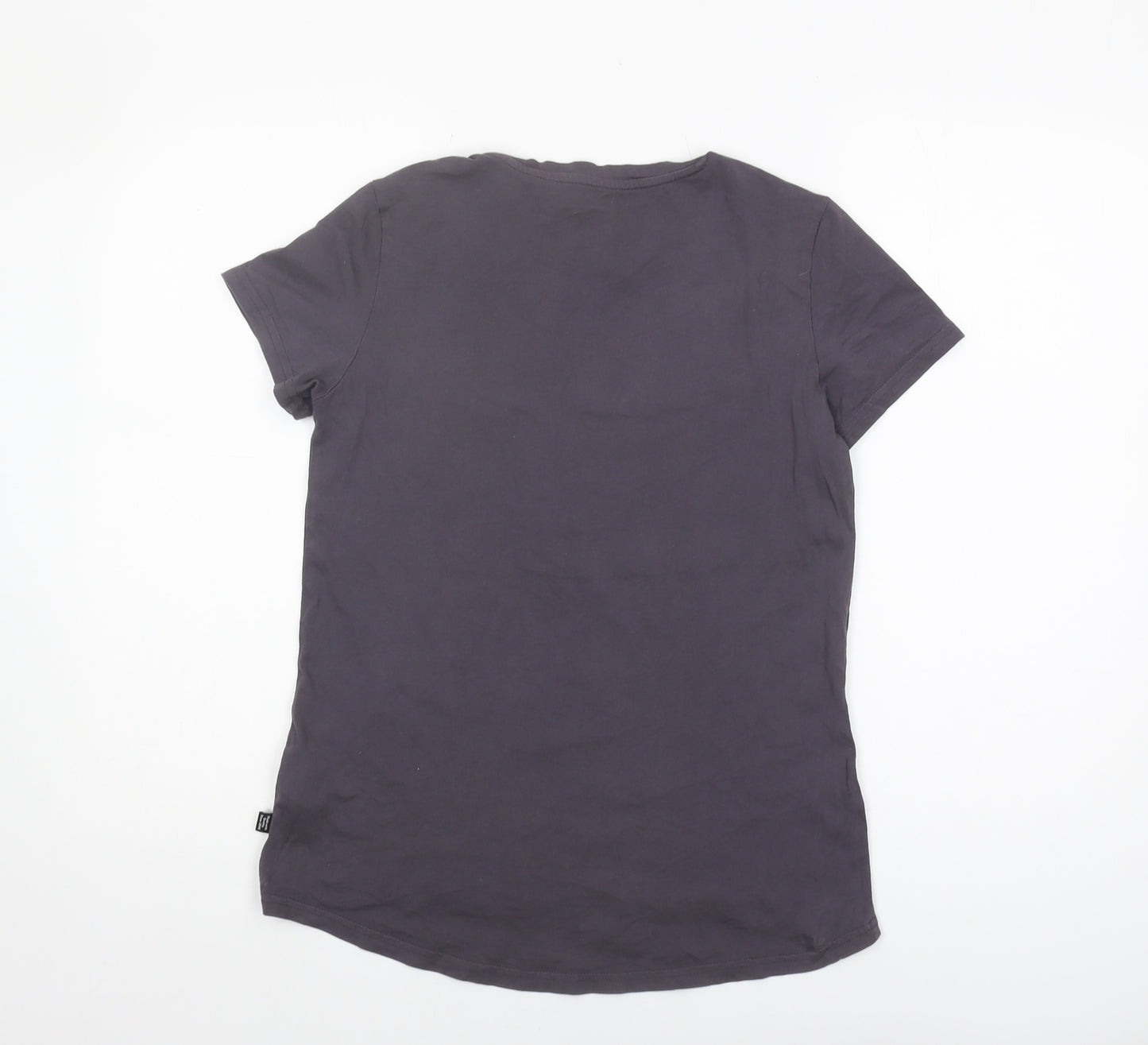 Puma Women's Grey T-Shirt Size 10 Crew Neck