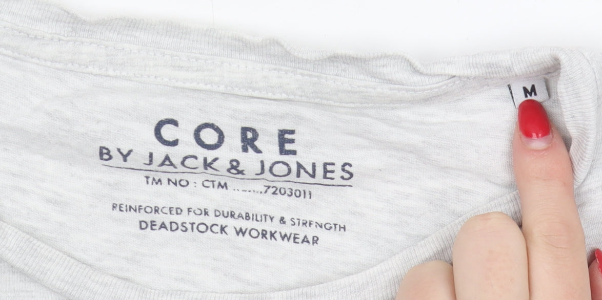 Jack & Jones Unisex Grey T-Shirt M