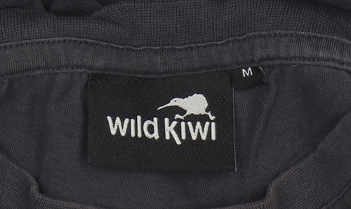 Wild Kiwi Men's Black Tribal T-Shirt Medium