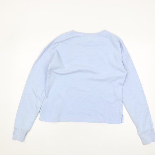 GANT Women's Blue Pullover Logo Sweatshirt, Size S