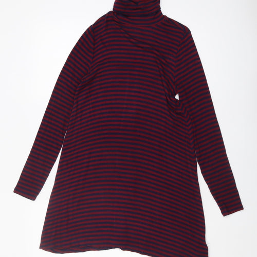 GAP Women's Blue Striped Tunic in Small Petite