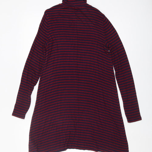 GAP Women's Blue Striped Tunic in Small Petite