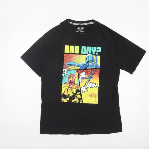 Disney Men's Star Wars Comic T-Shirt XS Black