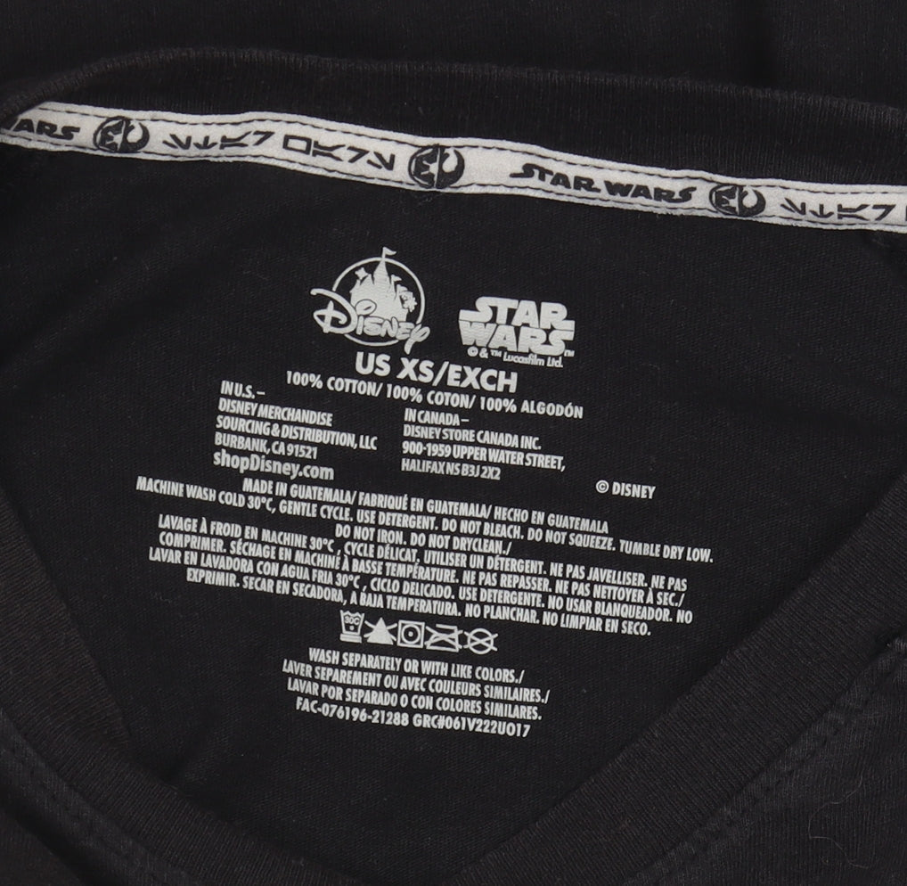 Disney Men's Star Wars Comic T-Shirt XS Black
