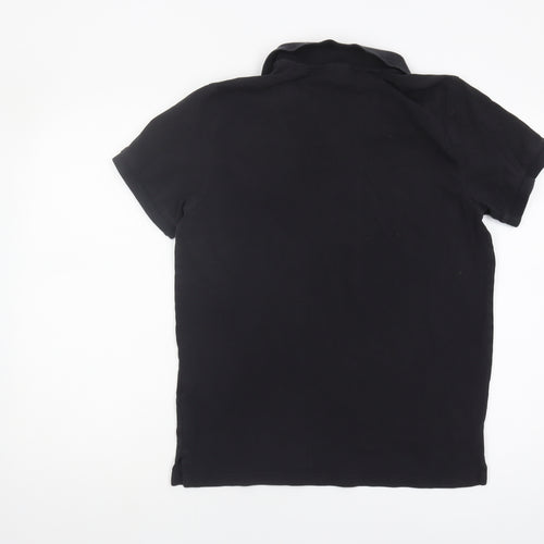 GANT Men's Black Polo Shirt M Regular Fit