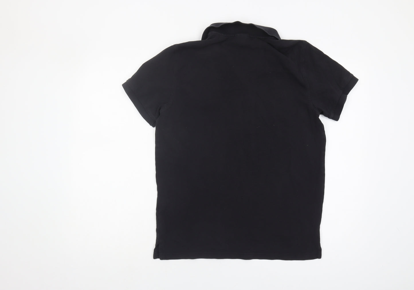 GANT Men's Black Polo Shirt M Regular Fit