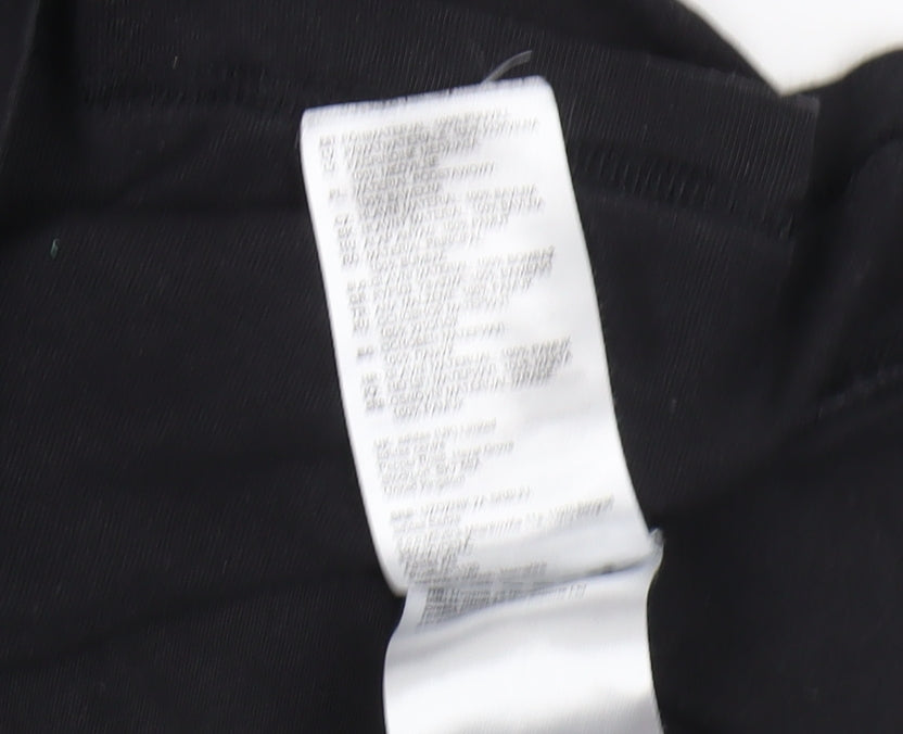 Adidas Men's Black Crew Neck T-Shirt - Size L