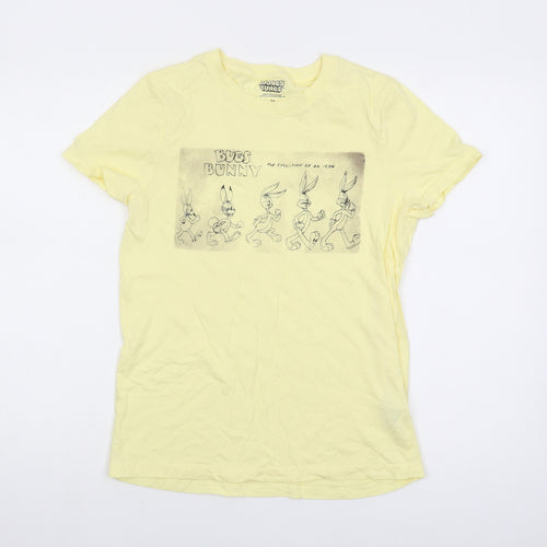 Looney Tunes Women's Yellow XS Bugs Bunny T-Shirt