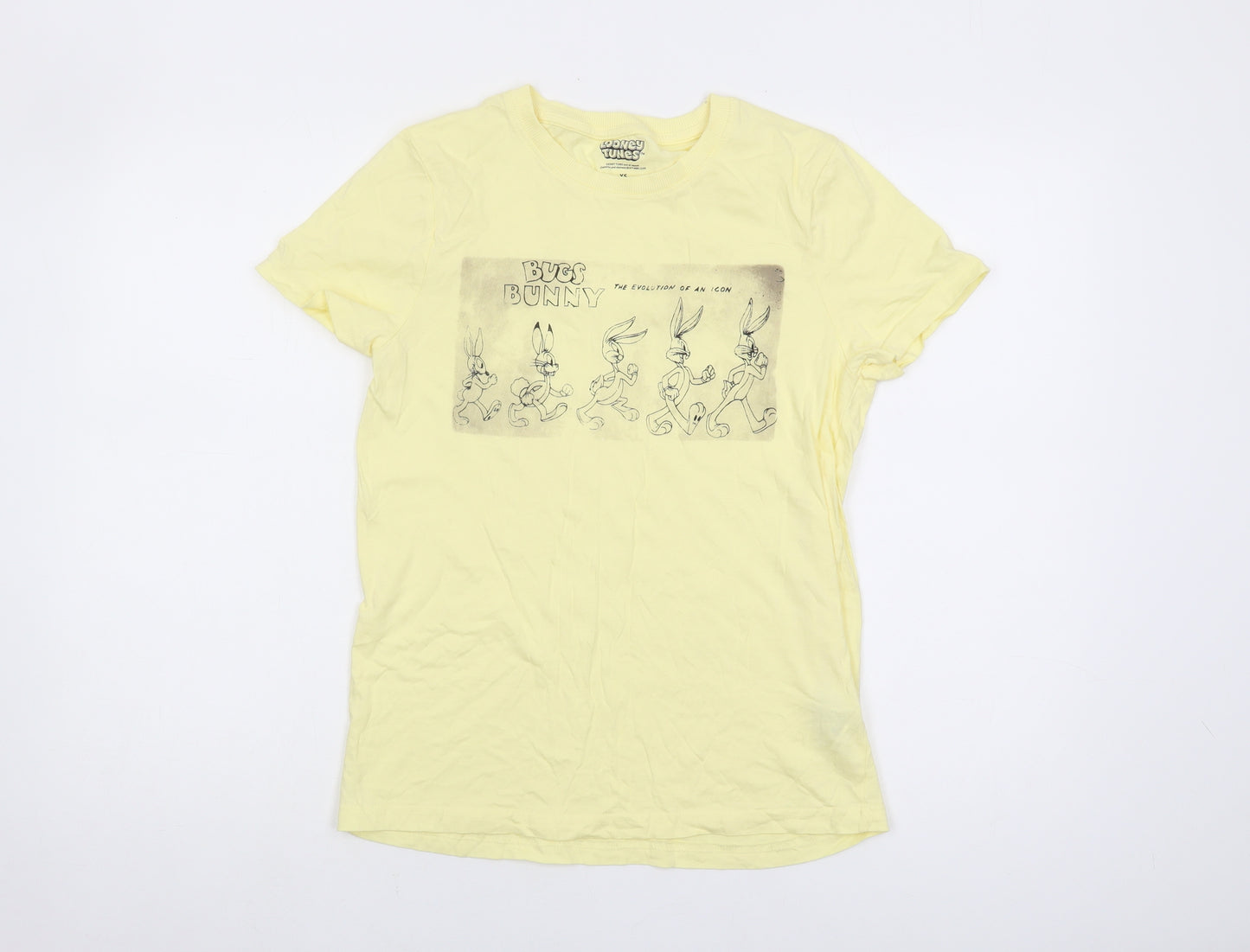 Looney Tunes Women's Yellow XS Bugs Bunny T-Shirt