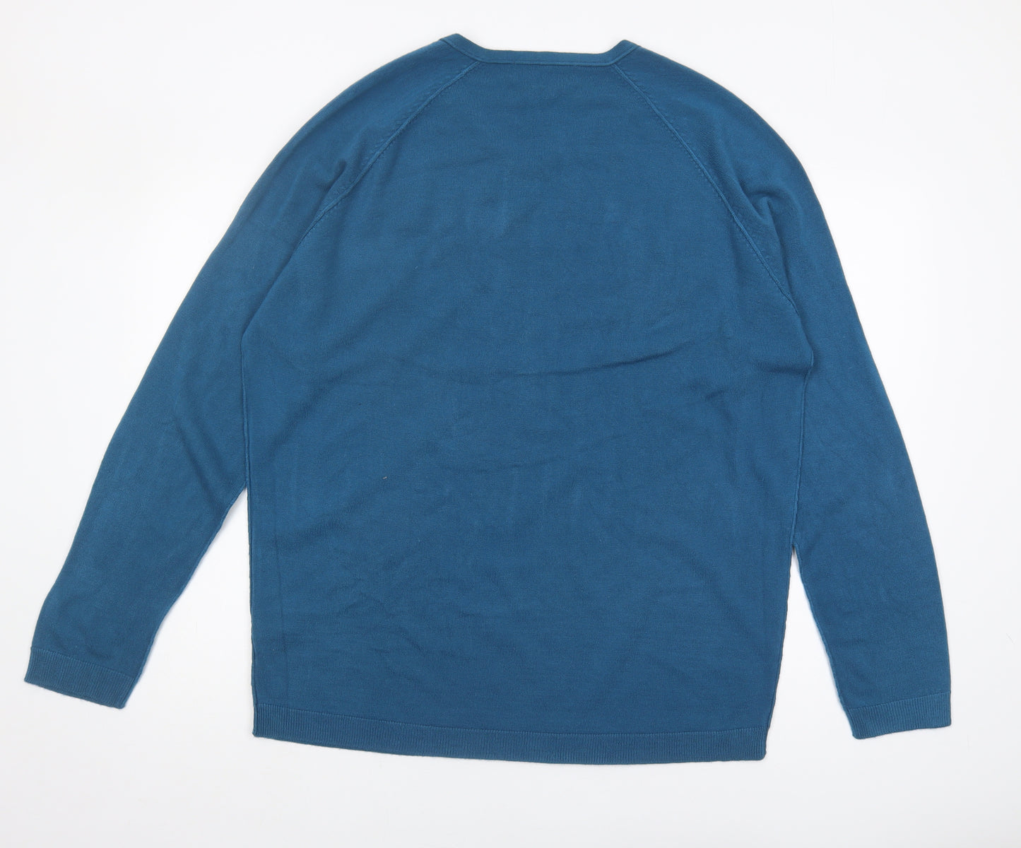 Twisted Soul Men's Blue 2XL Pullover V-Neck Jumper