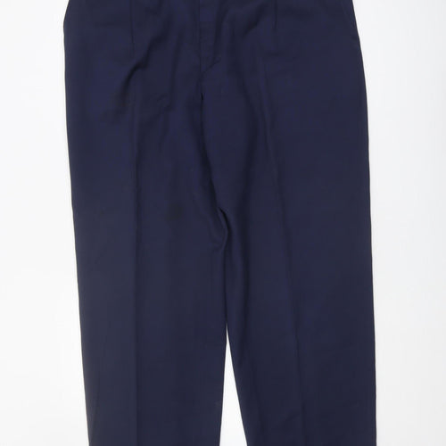 Brook Taverner Men's Blue Wool Dress Pants Size 40
