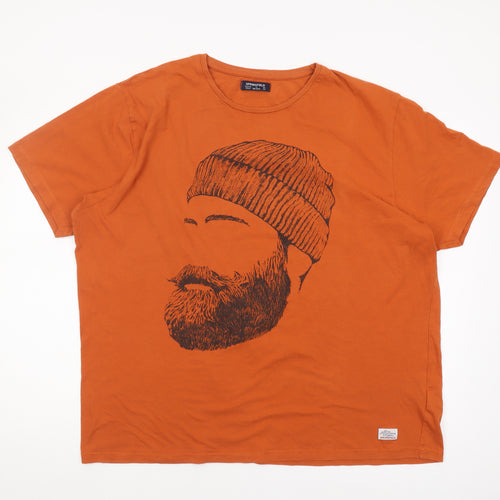 Springfield Men's Orange 2XL Graphic T-Shirt