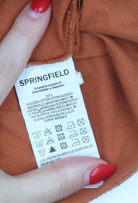 Springfield Men's Orange 2XL Graphic T-Shirt