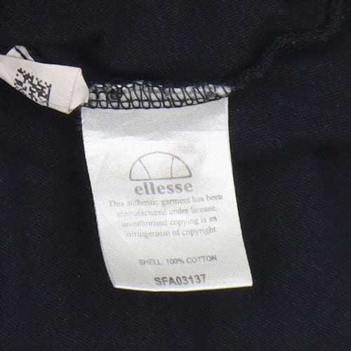 Ellesse Men's Black S T-Shirt with Logo