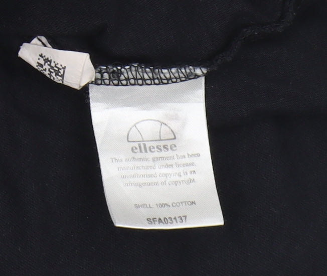 Ellesse Men's Black S T-Shirt with Logo