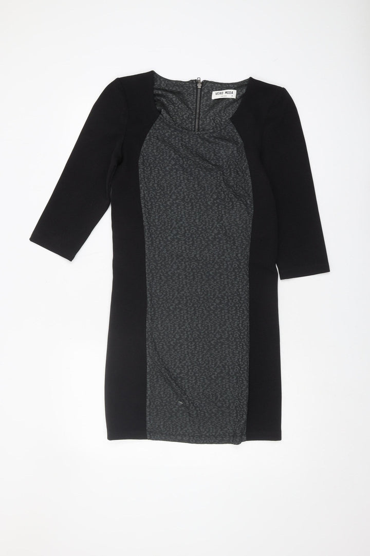 Vero Moda Women's Black Medium Bodycon Dress