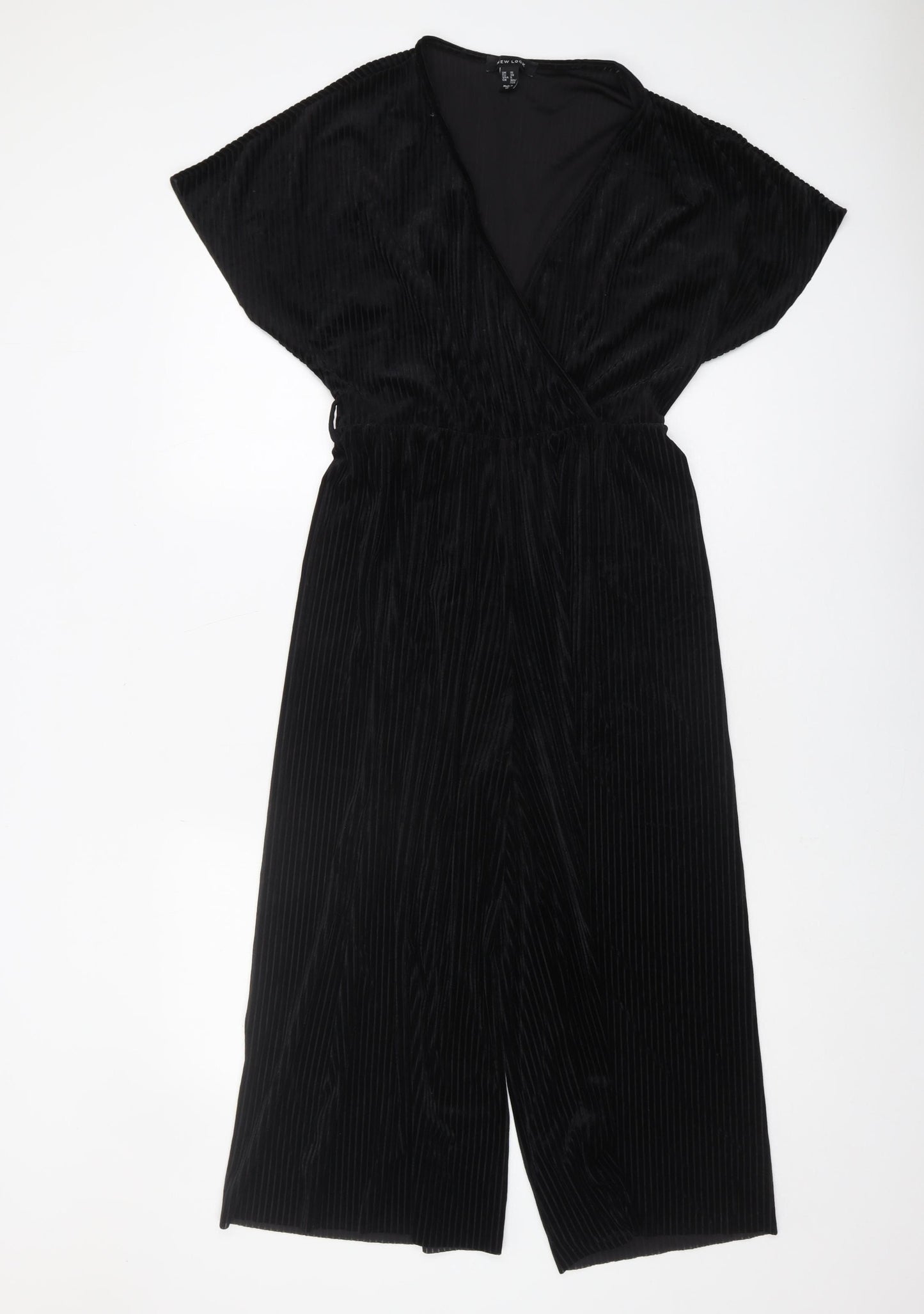 New Look Women's Black Jumpsuit Size 10 V-Neck