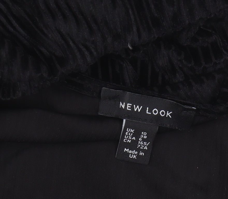 New Look Women's Black Jumpsuit Size 10 V-Neck