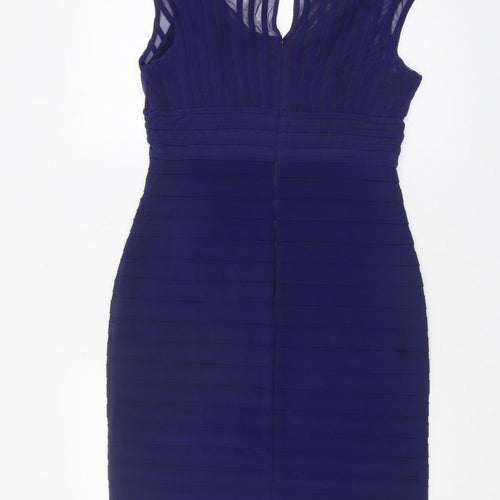 Adrianna Papell Women's Blue Bodycon Dress - Size 12