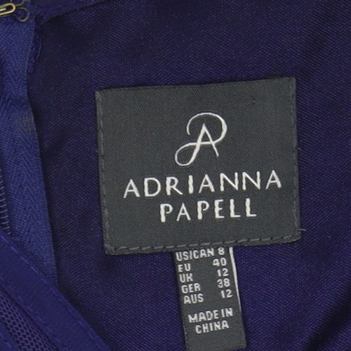 Adrianna Papell Women's Blue Bodycon Dress - Size 12