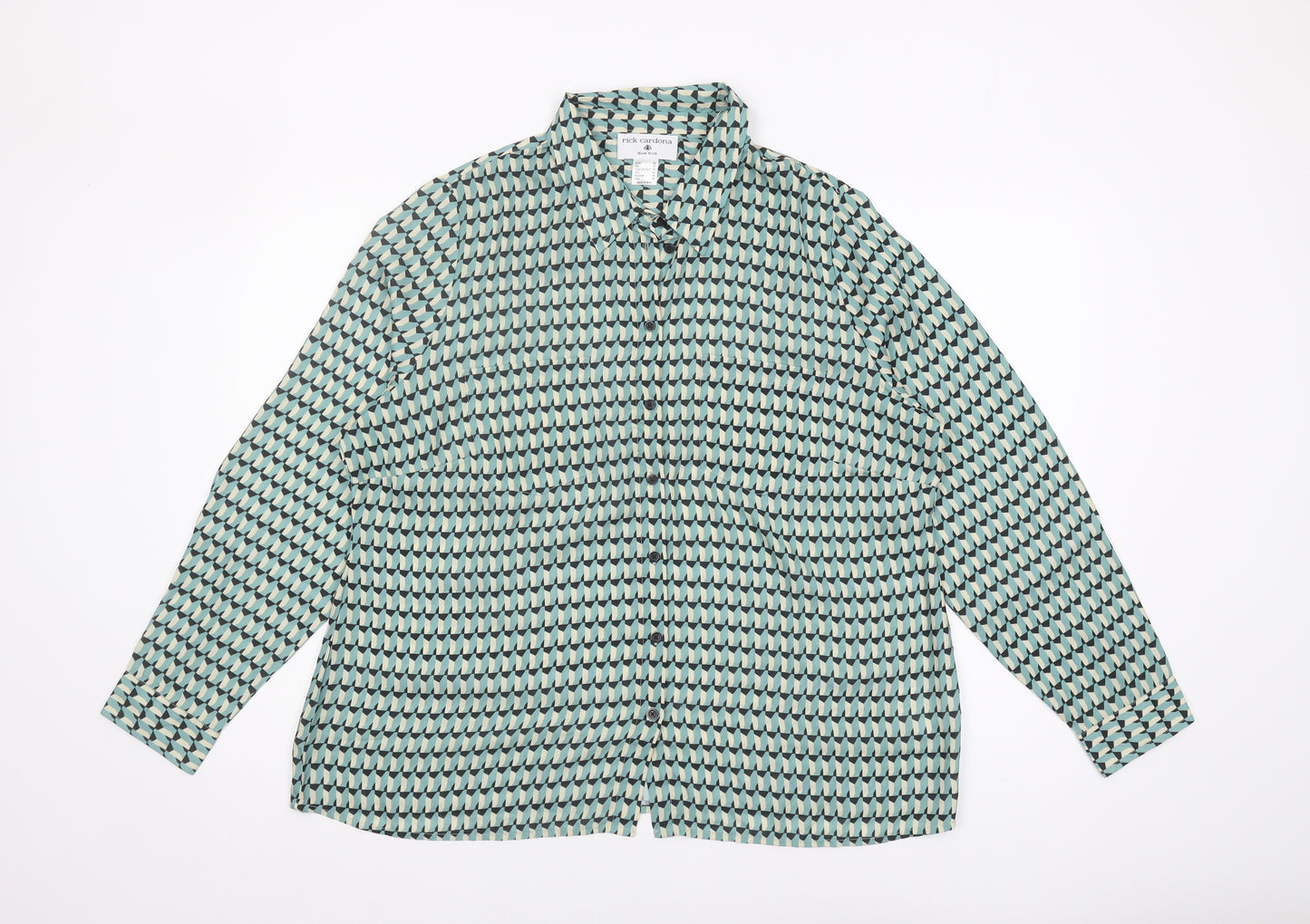 Rick Cardona Women's Multicoloured Button-Up Shirt