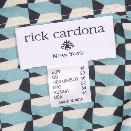 Rick Cardona Women's Multicoloured Button-Up Shirt