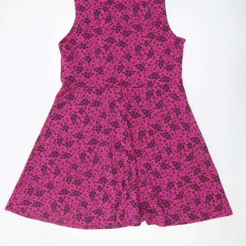 Joe Browns Women's Pink Floral Dress Size 18