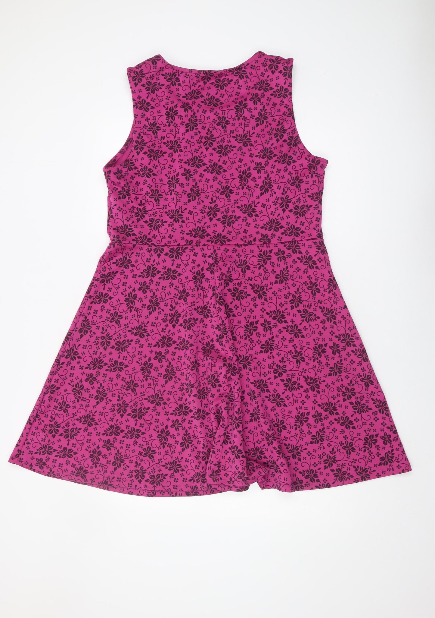 Joe Browns Women's Pink Floral Dress Size 18