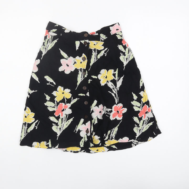 Kimchi Blue Women’s Floral Black Skirt Medium