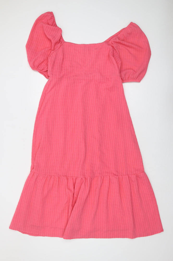 New Look Women's Pink A-Line Dress Size 12