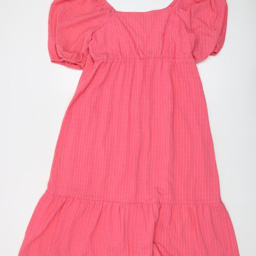 New Look Women's Pink A-Line Dress Size 12