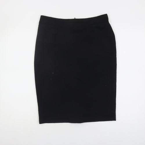 Marks and Spencer Women's Black Knee Length Pencil Skirt