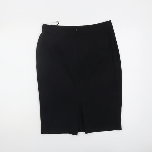 Marks and Spencer Women's Black Knee Length Pencil Skirt