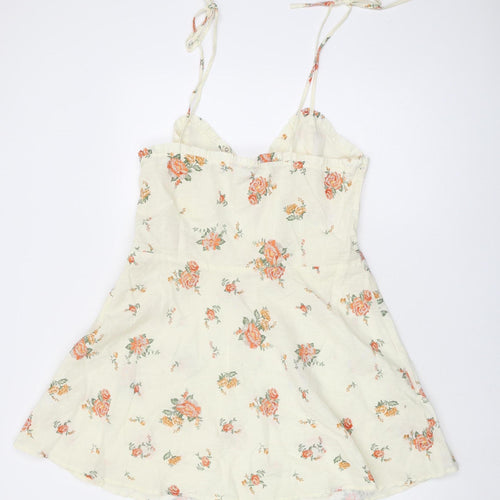 Oasis Women’s Multicoloured Floral Fit & Flare Dress - Size 16