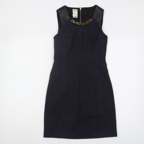 Ali Ro Women's Black Dress Size 2 Sleeveless Beaded Party
