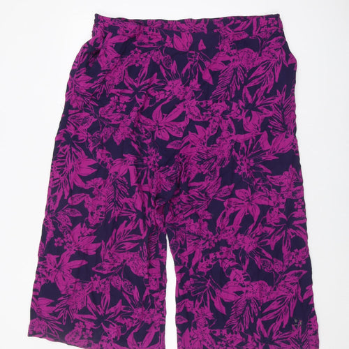 ISLE Collection Women's Multicoloured Cropped Trousers, Size 22