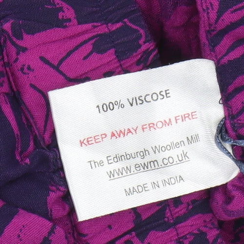 ISLE Collection Women's Multicoloured Cropped Trousers, Size 22