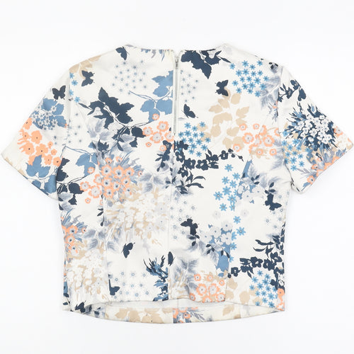 New Look Women's Multicoloured Floral Top - Size 10