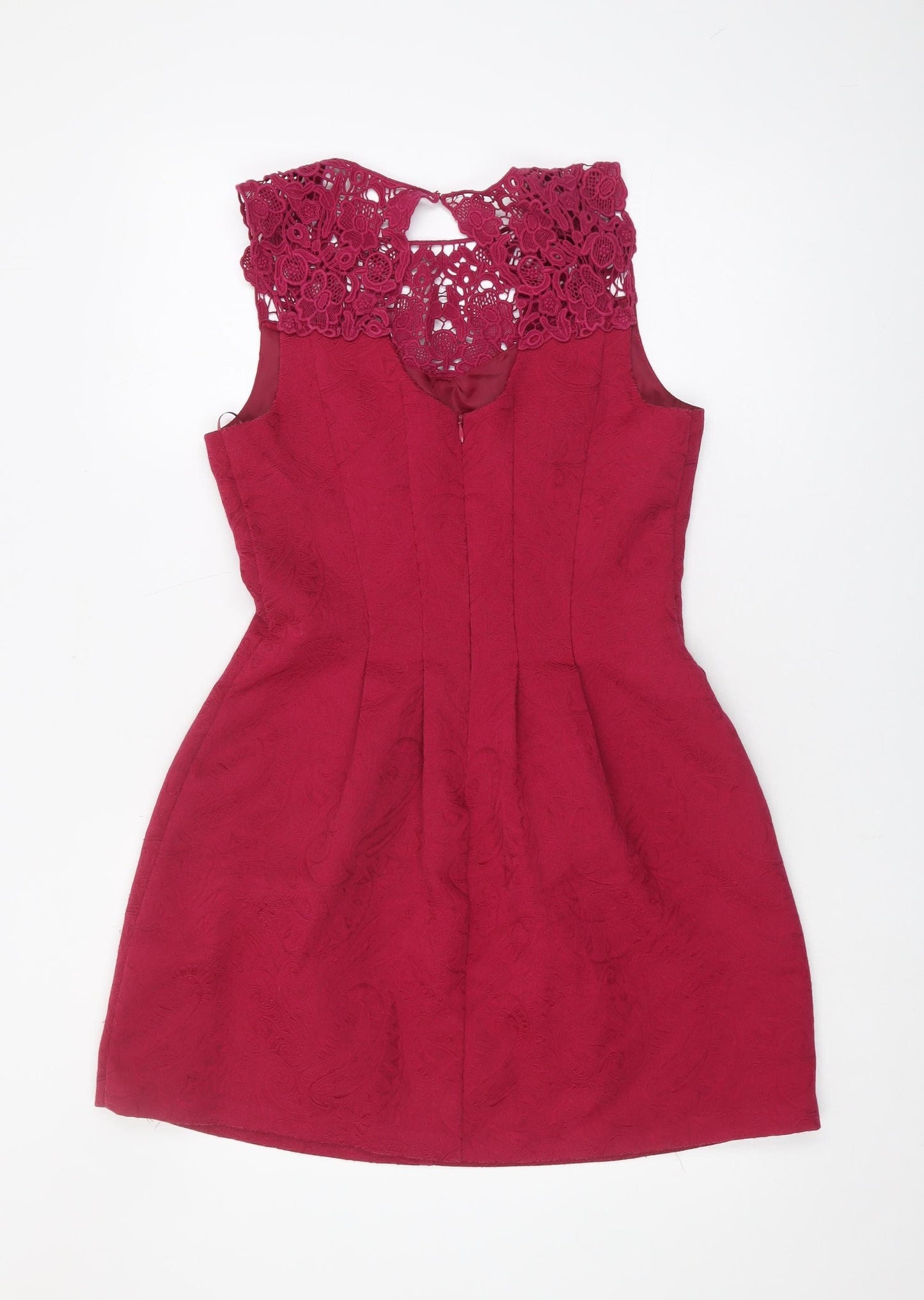 Oasis Women's Red A-Line Party Dress Size 10