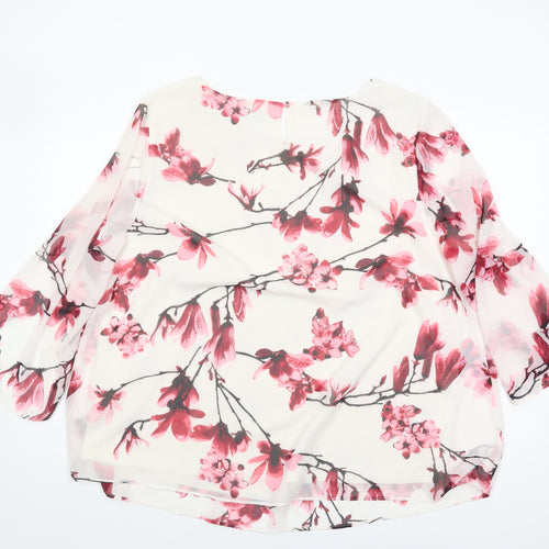 Bonmarché Floral Blouse Women Size 22 Multicoloured