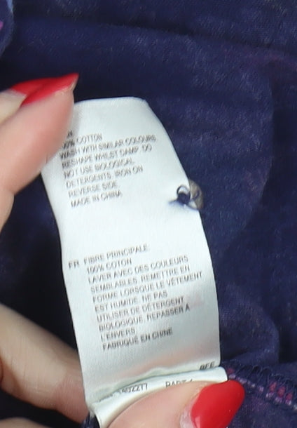 White Stuff Women's Blue Floral Shift Dress Size 10