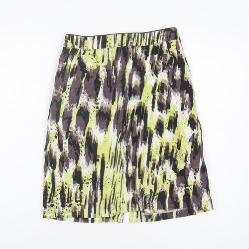 Marks and Spencer Women's Multicoloured Animal Print Skirt, Size 12