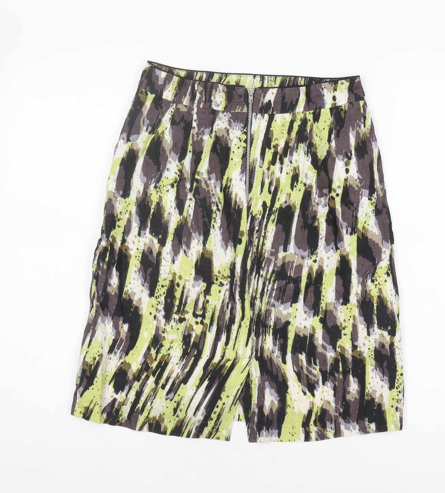 Marks and Spencer Women's Multicoloured Animal Print Skirt, Size 12
