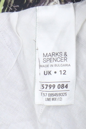 Marks and Spencer Women's Multicoloured Animal Print Skirt, Size 12