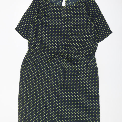 Jacqueline de Yong Women's Multicoloured Size 12 Shift Dress