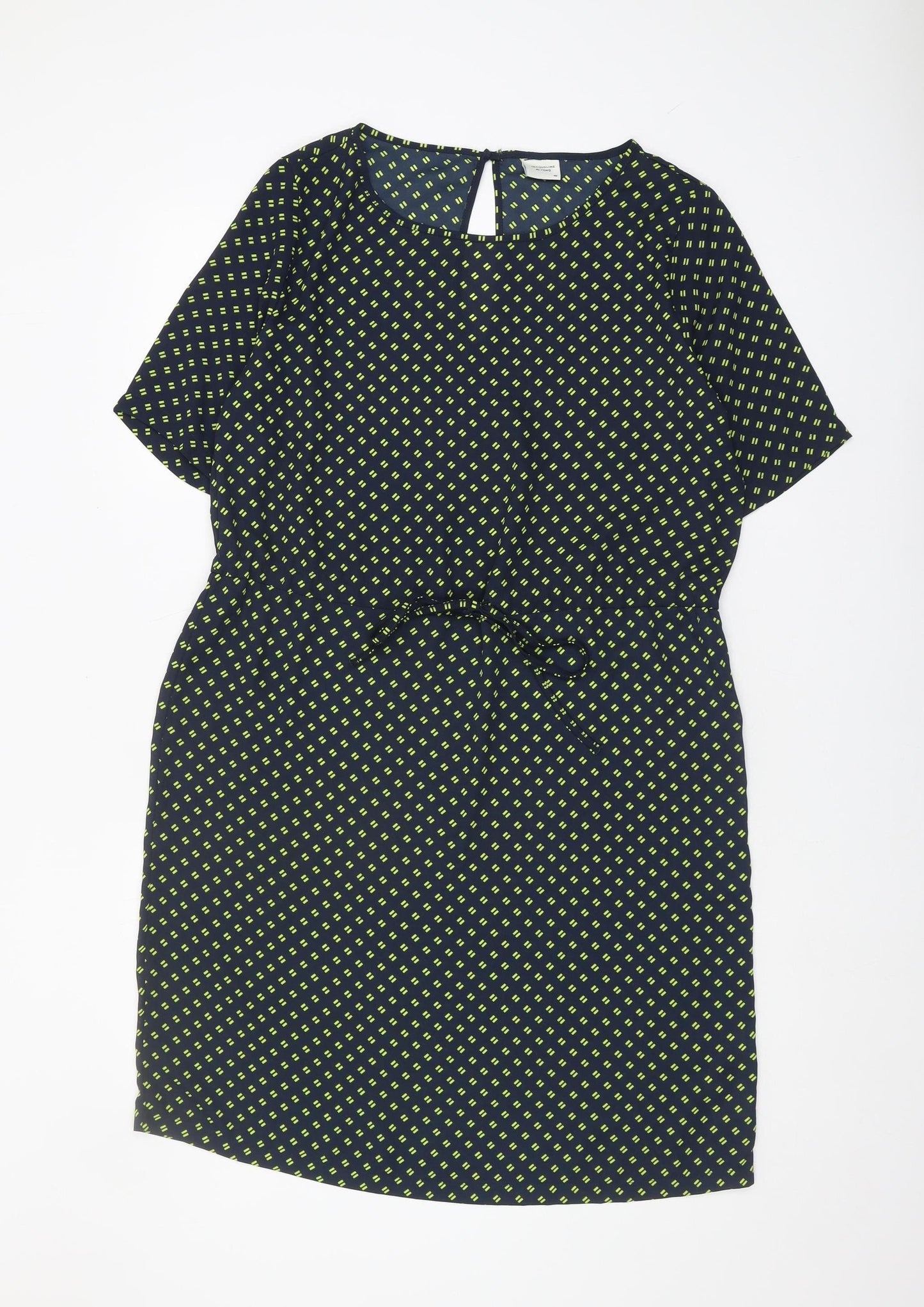 Jacqueline de Yong Women's Multicoloured Size 12 Shift Dress