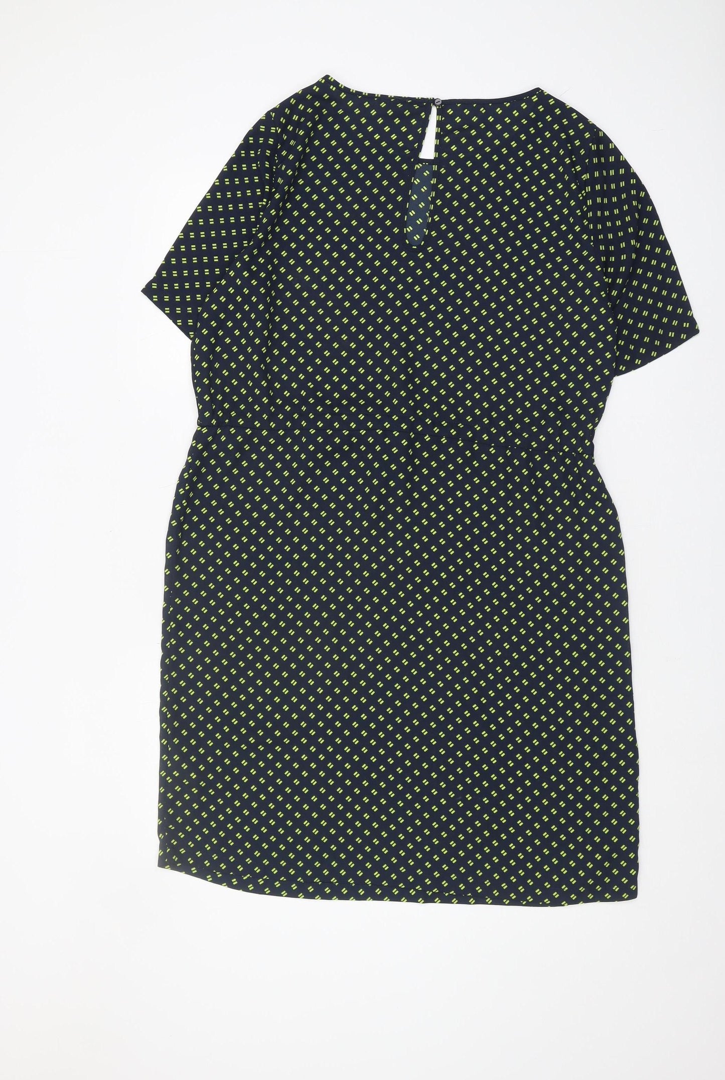 Jacqueline de Yong Women's Multicoloured Size 12 Shift Dress